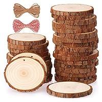 Algopix Similar Product 12 - Fuyit Natural Wood Slices 30 Pcs