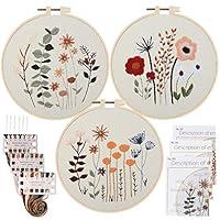 Algopix Similar Product 13 - Uphome 3 Pack Embroidery Starter Kit