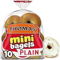 Algopix Similar Product 3 - Thomas Plain Mini Bagels 10