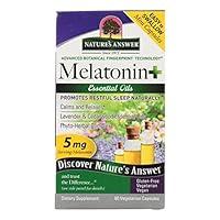 Algopix Similar Product 5 - Natures Answer Melatonin 60 Count