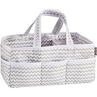 Algopix Similar Product 16 - Dove Gray Chevron Storage Caddy 