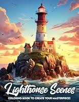 Algopix Similar Product 14 - Lighthouse Scenes Coloring Book