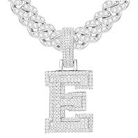 Algopix Similar Product 7 - YIMERAIRE Moissanite Iced Out Letter