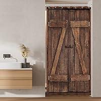 Algopix Similar Product 12 - Ufeela Rustic Shower Curtain