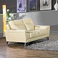 Algopix Similar Product 8 - Cortesi Home Phoenix Leather Loveseat