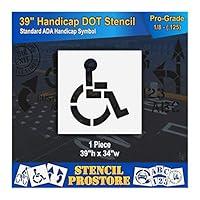 Algopix Similar Product 7 - Parking Lot Stencils  39 in  HANDICAP