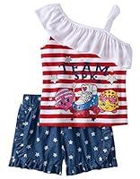 Algopix Similar Product 9 - Team SPK Girls Americana One Shoulder