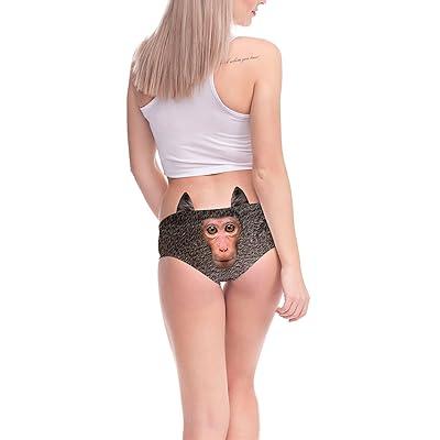 Cotton Briefs for Women 3D Printed Animal Tail Underwears Briefs