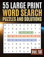 Algopix Similar Product 16 - 55 Large Print Word Search Puzzles and