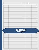 Algopix Similar Product 8 - Customizable Log Book 4 Column