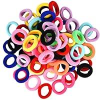 Algopix Similar Product 9 - Lintopos 100 PCS Baby Hair Ties