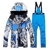 Algopix Similar Product 16 - Men Ski Suits Warm Snow Jacket and