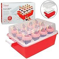Algopix Similar Product 12 - Cupcake Carrier  Holds 24 Large