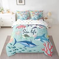 Algopix Similar Product 2 - Erosebridal Shark Dolphin Bed in a Bag