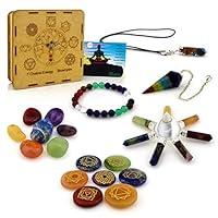 Algopix Similar Product 10 - Chakra Stones Set  Crystals and