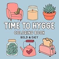 Algopix Similar Product 3 - Time To Hygge Coloring Book Cute and