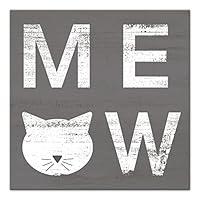 Algopix Similar Product 19 - Creative Products Meow Gray 24x24