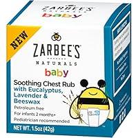 Algopix Similar Product 17 - Zarbees Naturals Baby Soothing Chest