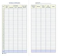 Algopix Similar Product 3 - Adams Vehicle Expense Journal  325 x