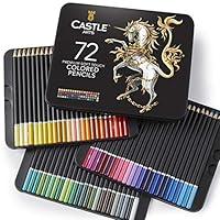 Algopix Similar Product 6 - Castle Art Supplies 72 Colored Pencils