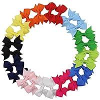 Algopix Similar Product 16 - QtGirl 24pcs 2 Mini Pinwheel Pigtail