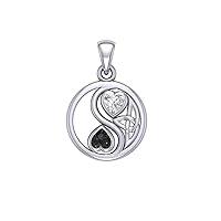 Algopix Similar Product 3 - Peter Stone Celtic Yin Yang Hearts 925