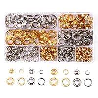 Algopix Similar Product 9 - 200 Sets Metal Grommets Eyelets 12