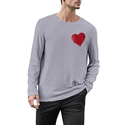 Best Deal for Mens Sleep Shirts Men's Shirts Printed Long Sleeve Casual