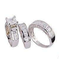 Algopix Similar Product 9 - Sunee Jewelry And Gift 3pc His  Hers