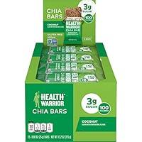 Algopix Similar Product 16 - Health Warrior Chia Bars Coconut