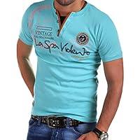 Algopix Similar Product 11 - V Neck T Shirts Mens Polo Long Sleeve