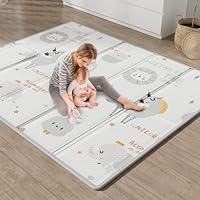 Algopix Similar Product 15 - ZEEBABA Unicorns Play Mat 59x71