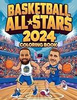 Algopix Similar Product 10 - Basketball Stars 2024 Coloring Book