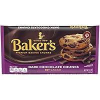 Algopix Similar Product 11 - Baker's Dark Chocolate Chunk, 11 Ounce