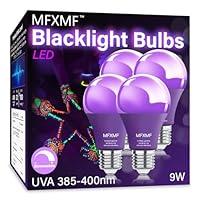 Algopix Similar Product 5 - mfxmf 4 Pack A19 LED Black Light