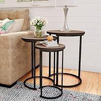 Algopix Similar Product 4 - Lavish Home Round Nesting Set of 3