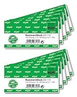 Algopix Similar Product 10 - Sigel GN110 Number Ticket Book