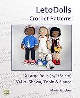 Algopix Similar Product 16 - LetoDolls Crochet Patterns XLarge Dolls