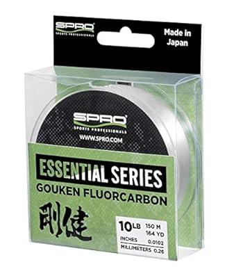Best Deal for Spro Gouken Fluorocarbon Fishing Line 164 Yards - 10 Pound