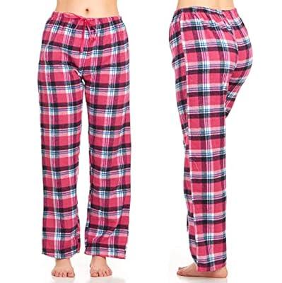 Best Deal for Womens Flannel Pajama Pants, Long Novelty Cotton Pj