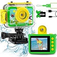 Algopix Similar Product 3 - GKTZ Kids Waterproof Camera 