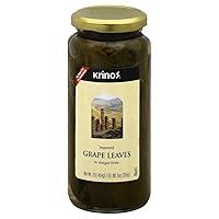 Algopix Similar Product 2 - Krinos Imported Grape Leaves 16 Ounce