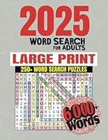 Algopix Similar Product 6 - 2025 WORD SEARCH FOR ADULTS  LARGE