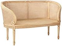 Algopix Similar Product 5 - Parisian Oval Rattan Settee