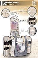 Algopix Similar Product 11 - Premium Hanging Travel Toiletry Bag for