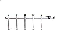 Algopix Similar Product 1 - Portarod Offshore 5 Rod Holder for