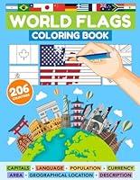 Algopix Similar Product 16 - WORLD FLAGS COLORING BOOK 206