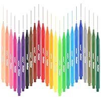 Algopix Similar Product 5 - Fineliner Color Pen Set  24 Colored