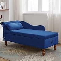 Algopix Similar Product 15 - INMOZATA Velvet Chaise Lounge Indoor