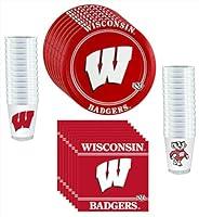 Algopix Similar Product 4 - Wisconsin Badgers Party Pack  81